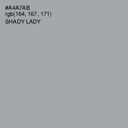 #A4A7AB - Shady Lady Color Image